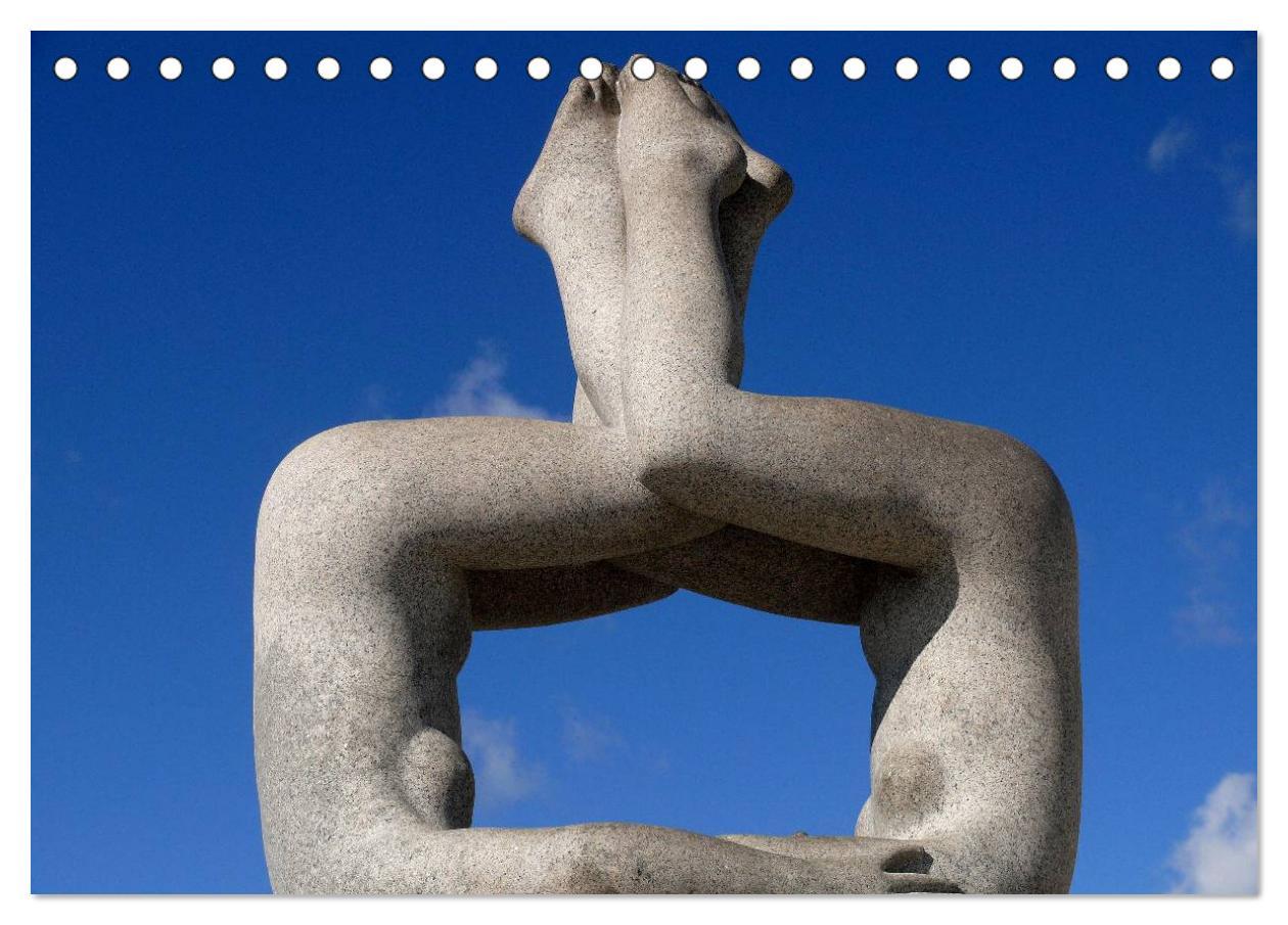 Bild: 9783435684861 | Vigeland Skulpturen Park Oslo (Tischkalender 2025 DIN A5 quer),...