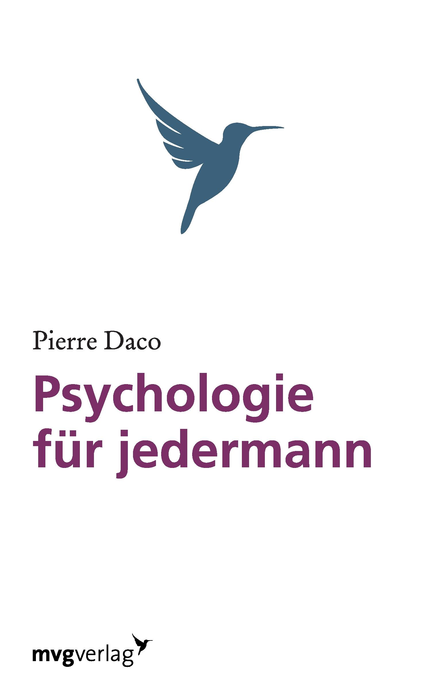 Cover: 9783868823233 | Psychologie für Jedermann | Pierre Daco | Taschenbuch | 510 S. | 2008