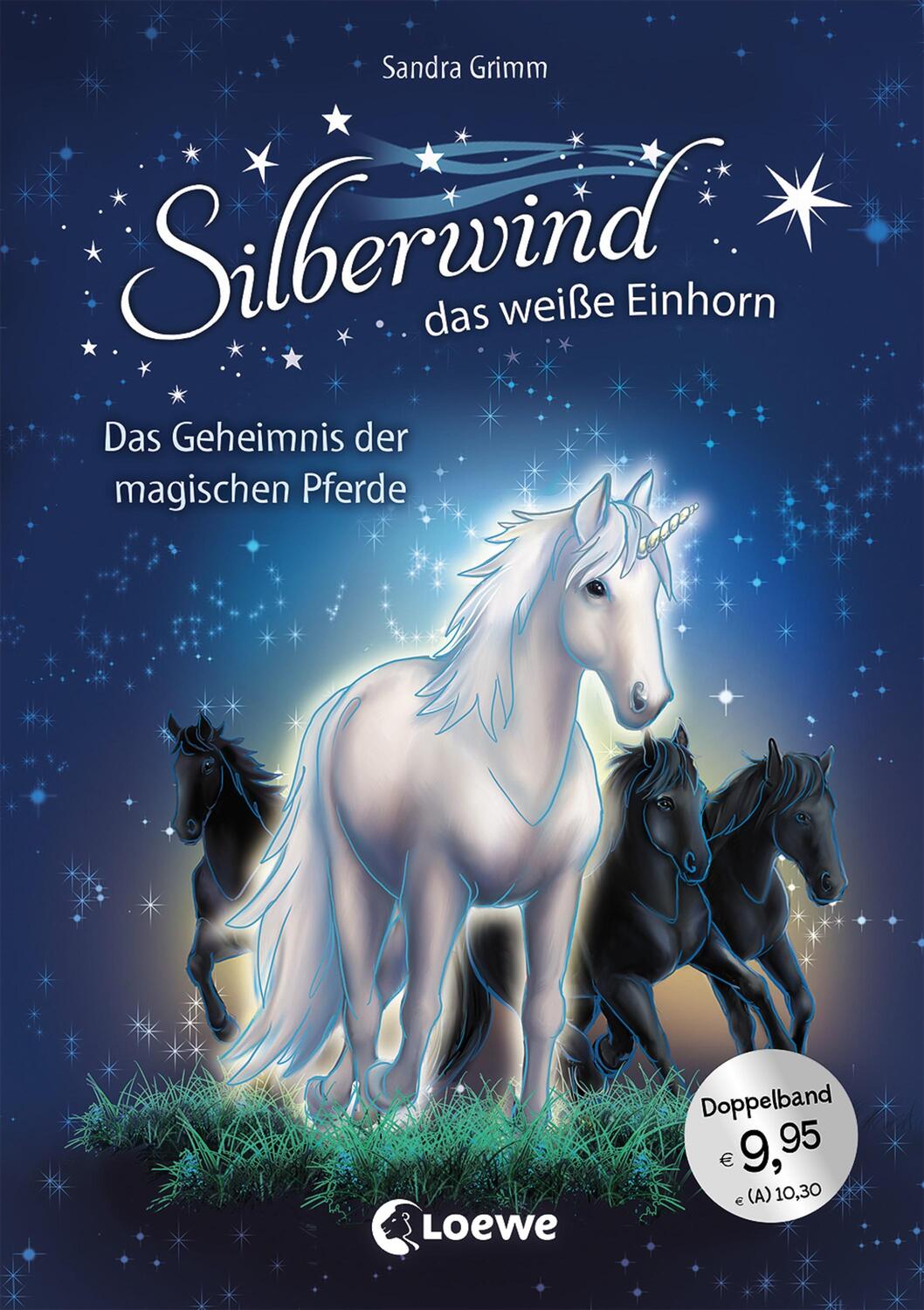 Cover: 9783743208667 | Silberwind, das weiße Einhorn (Band 3-4) - Das Geheimnis der...