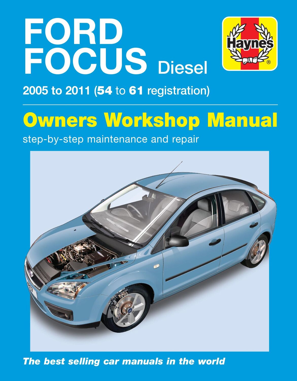 Cover: 9780857339096 | Ford Focus Diesel (05 - 11) 54 to 61 Haynes Repair Manual | Publishing