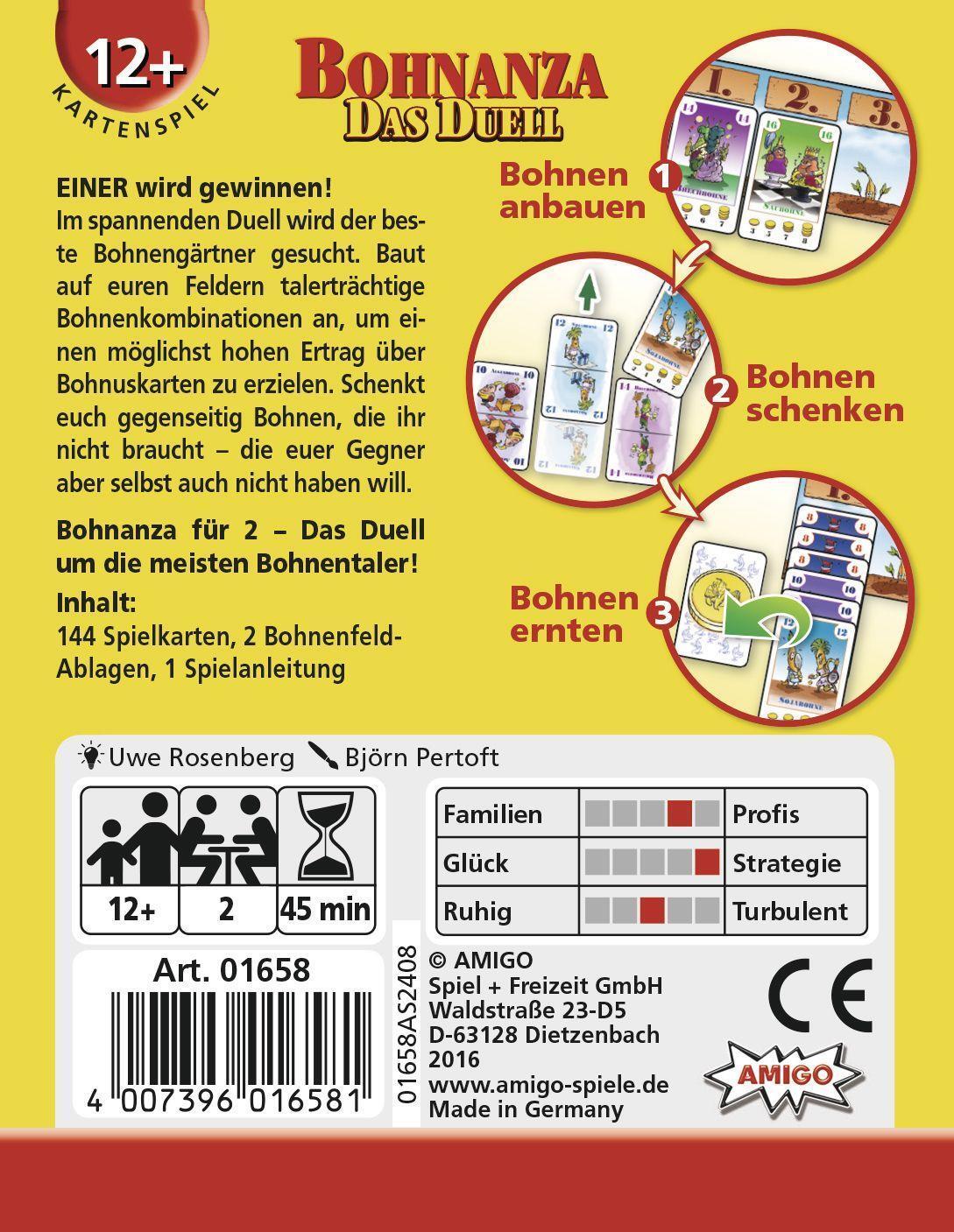 Bild: 4007396016581 | Bohnanza - Das Duell | AMIGO - Kartenspiel | Uwe Rosenberg | Spiel