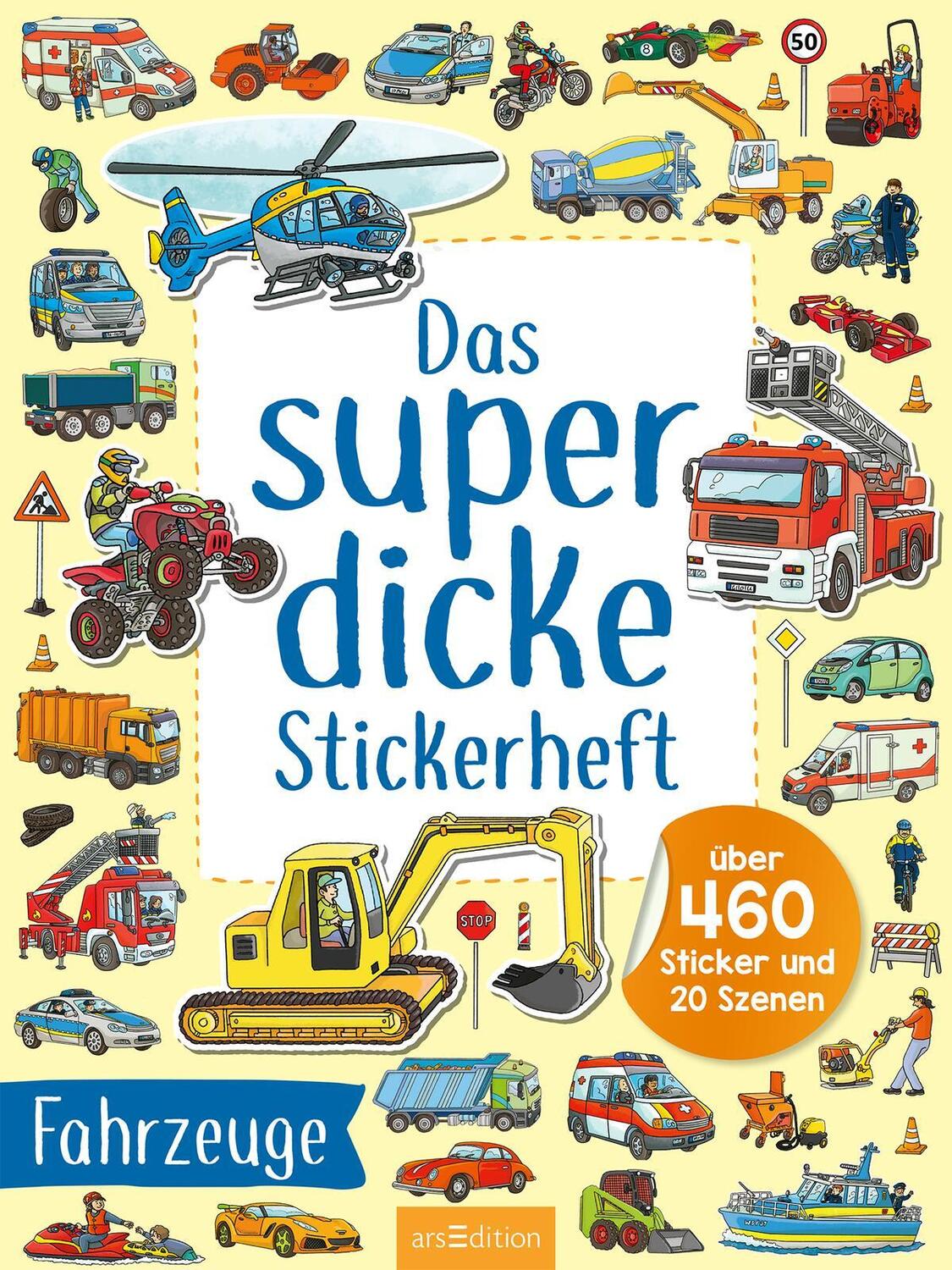 Bild: 9783845859057 | Das superdicke Stickerheft - Fahrzeuge | Sebastian Coenen | Buch