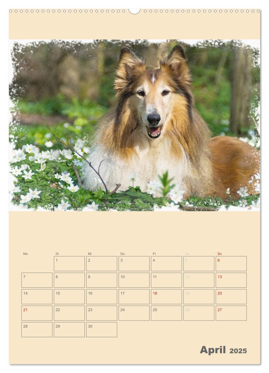 Bild: 9783457055656 | Hunde in Aquarell - Jahresplaner (Wandkalender 2025 DIN A2 hoch),...