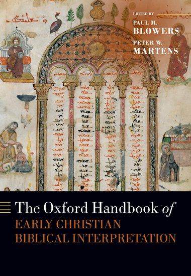 Cover: 9780192858948 | The Oxford Handbook of Early Christian Biblical Interpretation | Buch