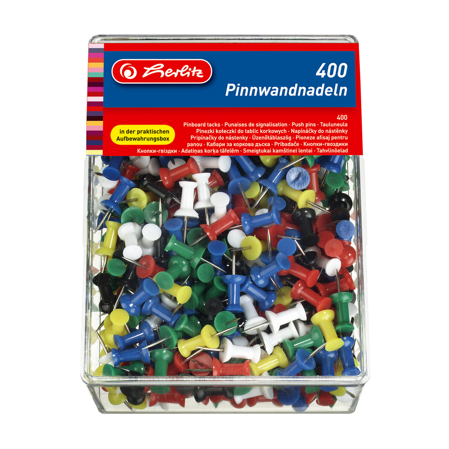 Cover: 4008118859141 | Herlitz Pinnwandnadel farbig 400 Stück | 8859142 | 2022 | herlitz