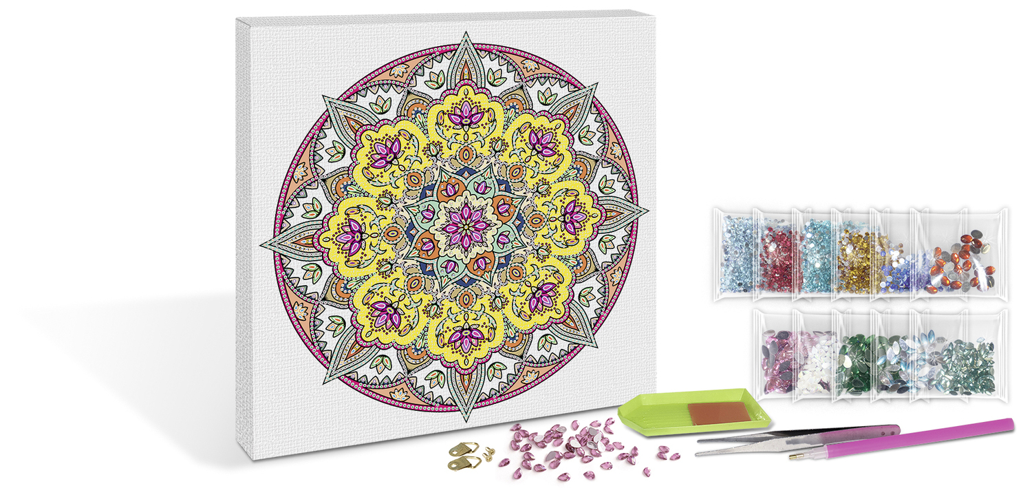 Bild: 4008525247586 | URSUS Diamond Painting Mandala Set 3 | Stück | 2022