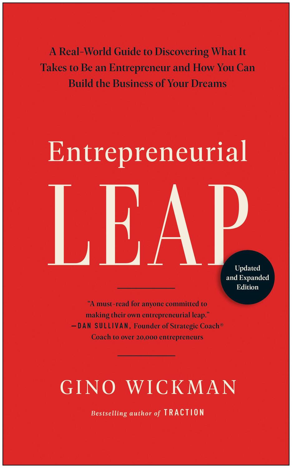 Cover: 9781637743119 | Entrepreneurial Leap, Updated and Expanded Edition | Gino Wickman