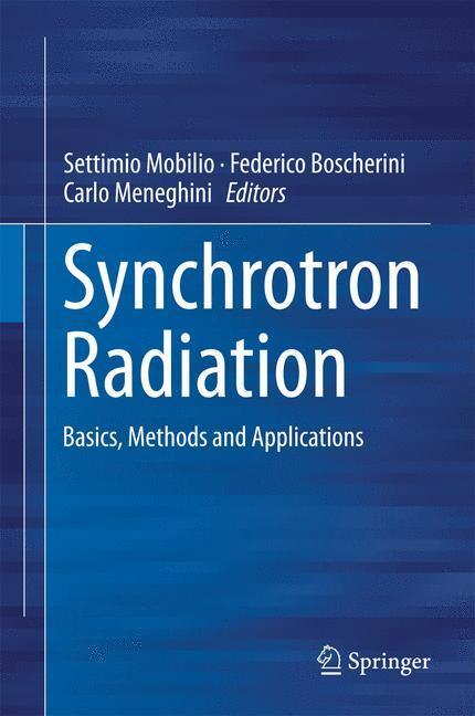 Cover: 9783642553141 | Synchrotron Radiation | Basics, Methods and Applications | Buch | xxiv