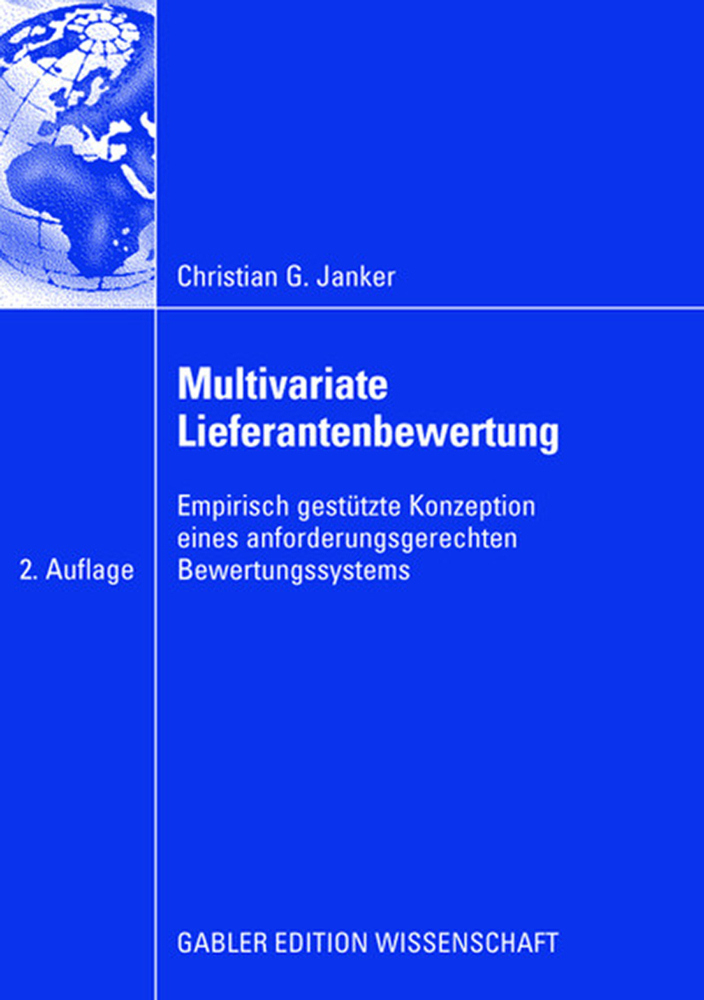 Cover: 9783834911568 | Multivariate Lieferantenbewertung | Christian G. Janker | Taschenbuch