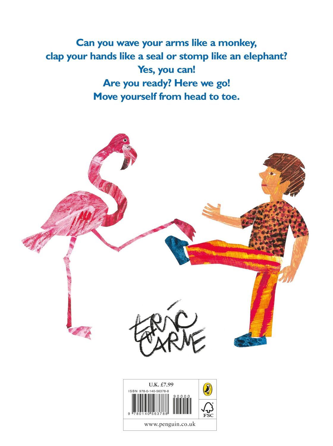 Rückseite: 9780140563788 | From Head to Toe | Eric Carle | Taschenbuch | 32 S. | Englisch | 1999