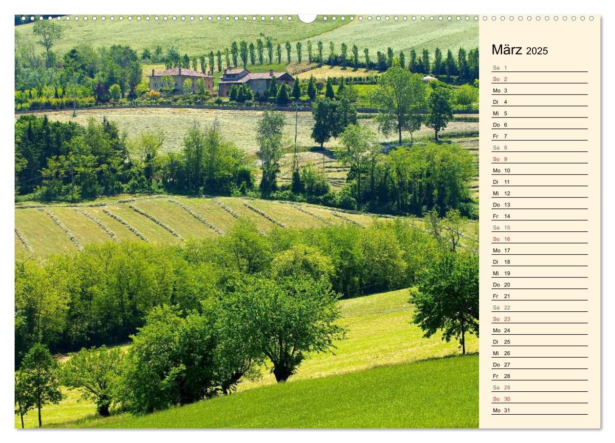 Bild: 9783435508334 | Emilia-Romagna (Wandkalender 2025 DIN A2 quer), CALVENDO...