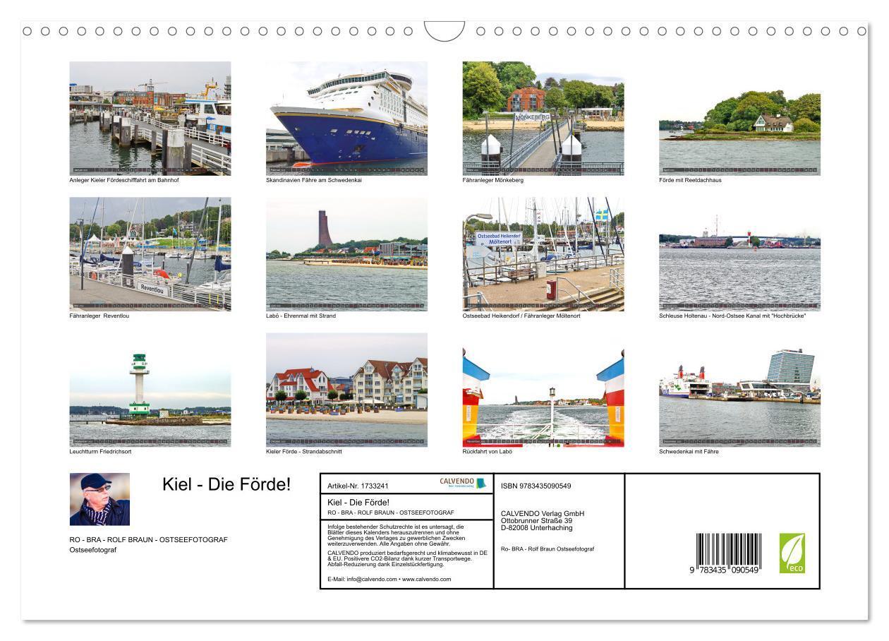 Bild: 9783435090549 | Kiel - Die Förde! (Wandkalender 2025 DIN A3 quer), CALVENDO...