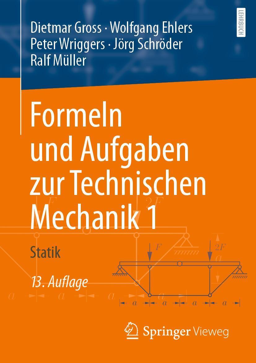 Cover: 9783662618639 | Formeln und Aufgaben zur Technischen Mechanik 1 | Statik | Taschenbuch