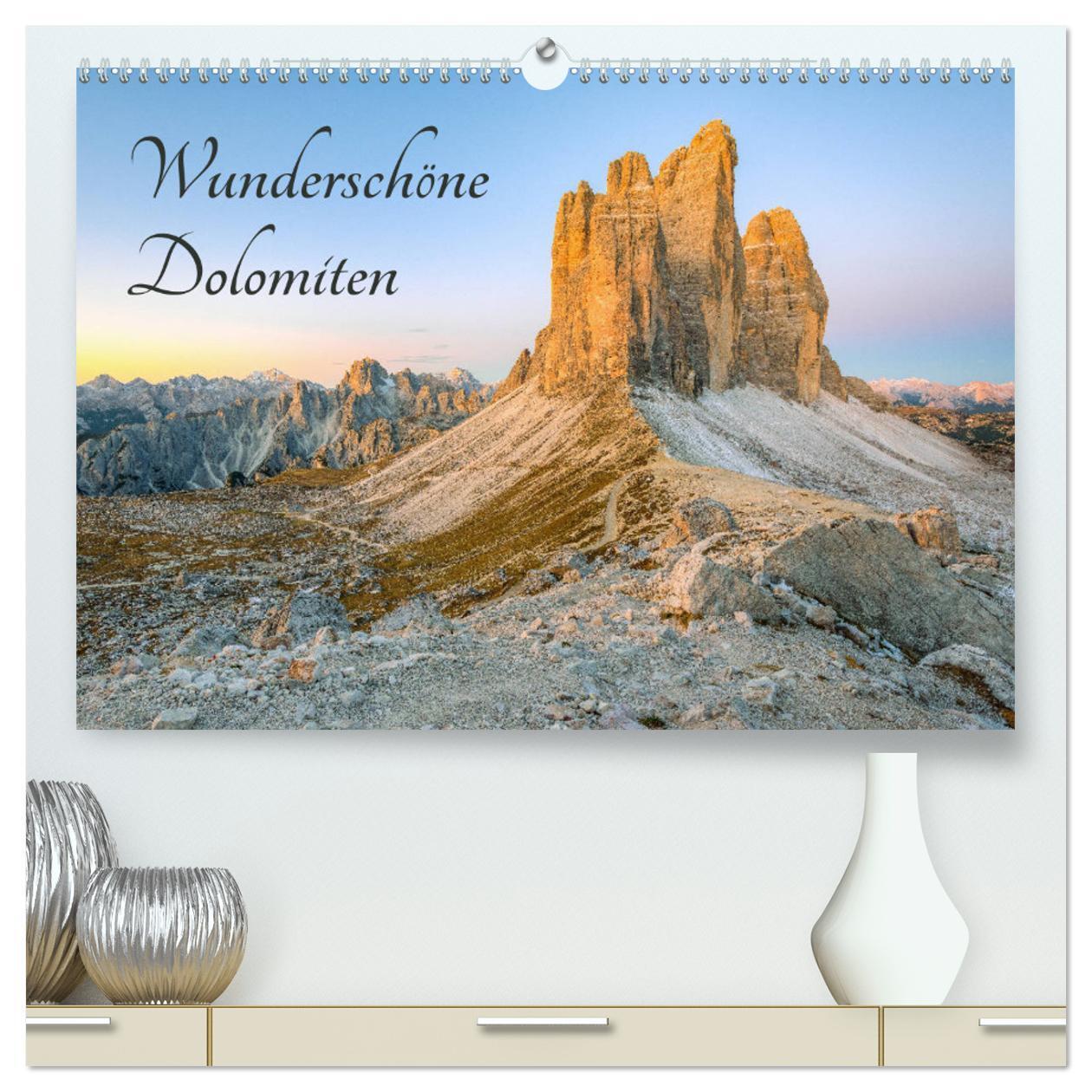 Cover: 9783675560444 | Wunderschöne Dolomiten (hochwertiger Premium Wandkalender 2024 DIN...