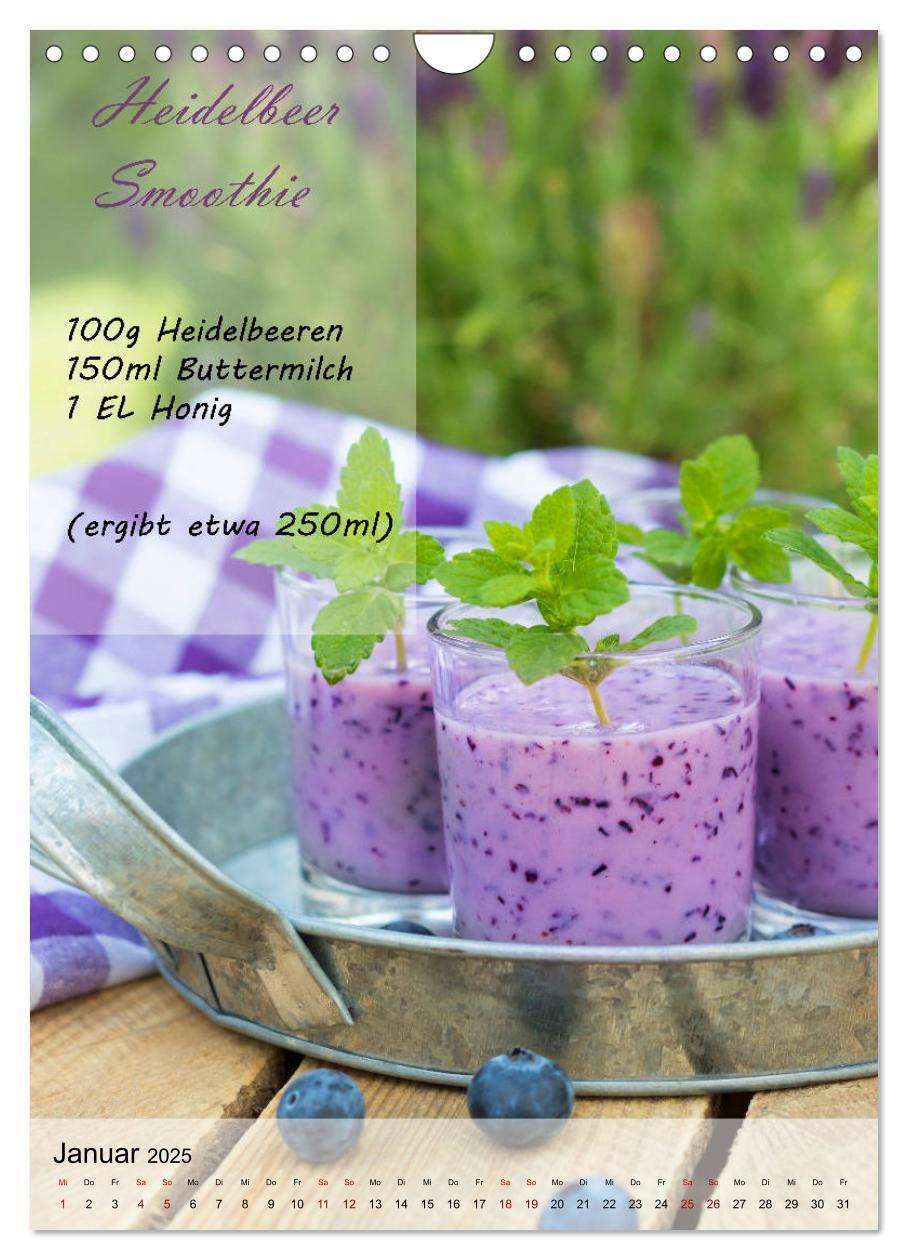 Bild: 9783435985890 | Smoothies zum Selbermachen (Wandkalender 2025 DIN A4 hoch),...