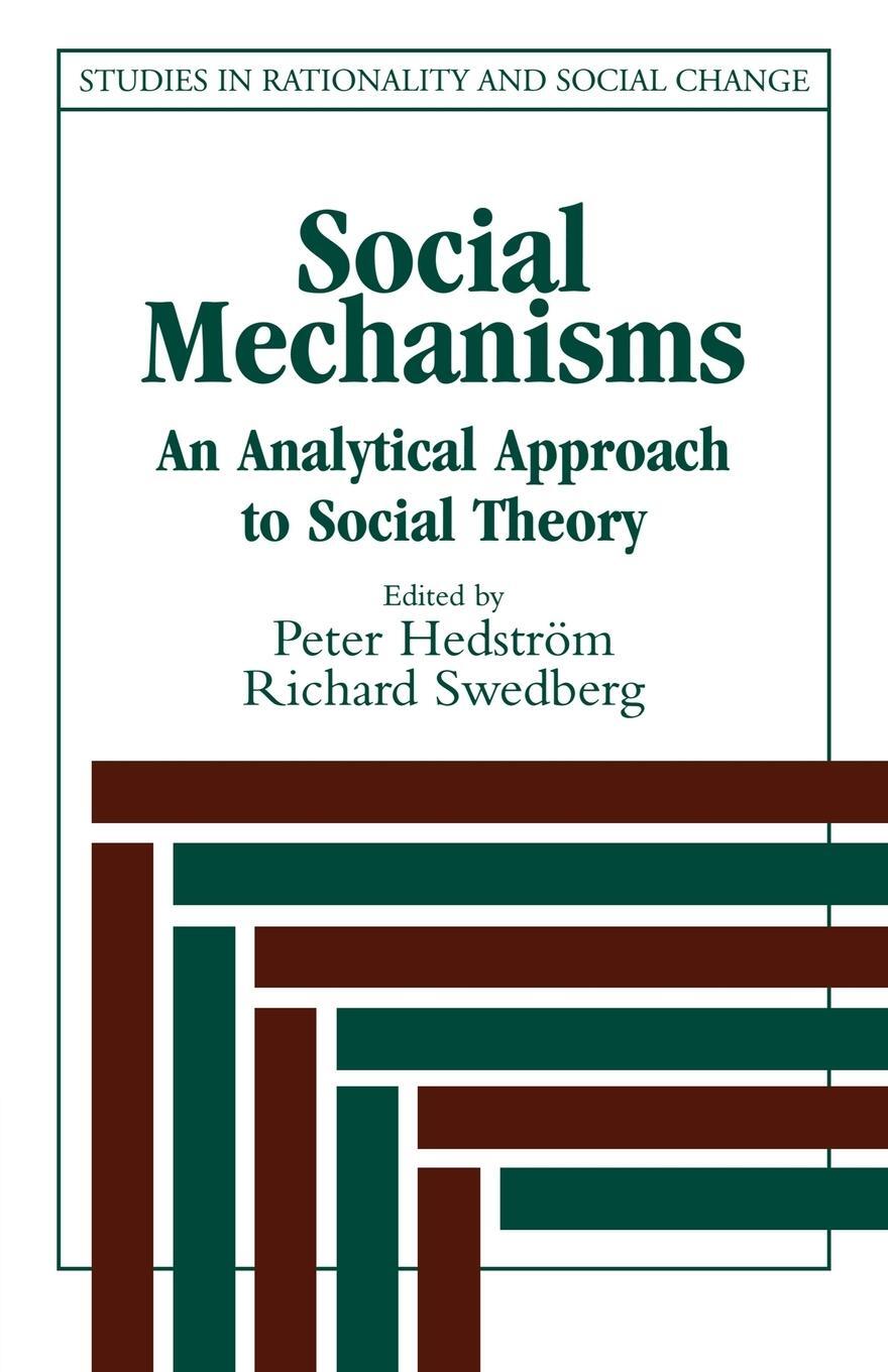 Cover: 9780521596879 | Social Mechanisms | An Analytical Approach to Social Theory | Swedberg