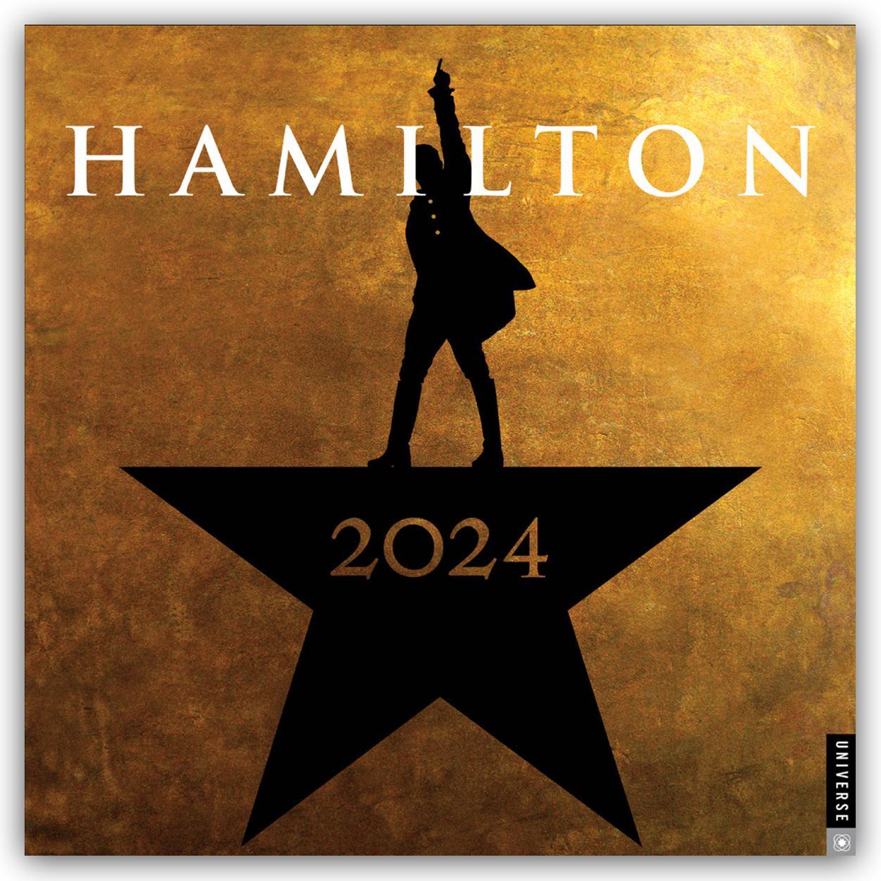 Cover: 9780789343345 | Hamilton 2024 Wall Calendar | An American Musical | LLC | Kalender