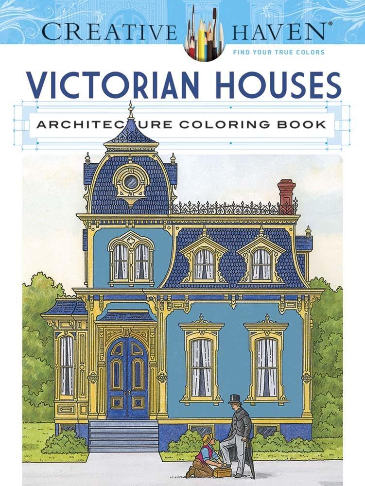 Cover: 9780486807942 | Creative Haven Victorian Houses Architecture Coloring Book | A G Smith