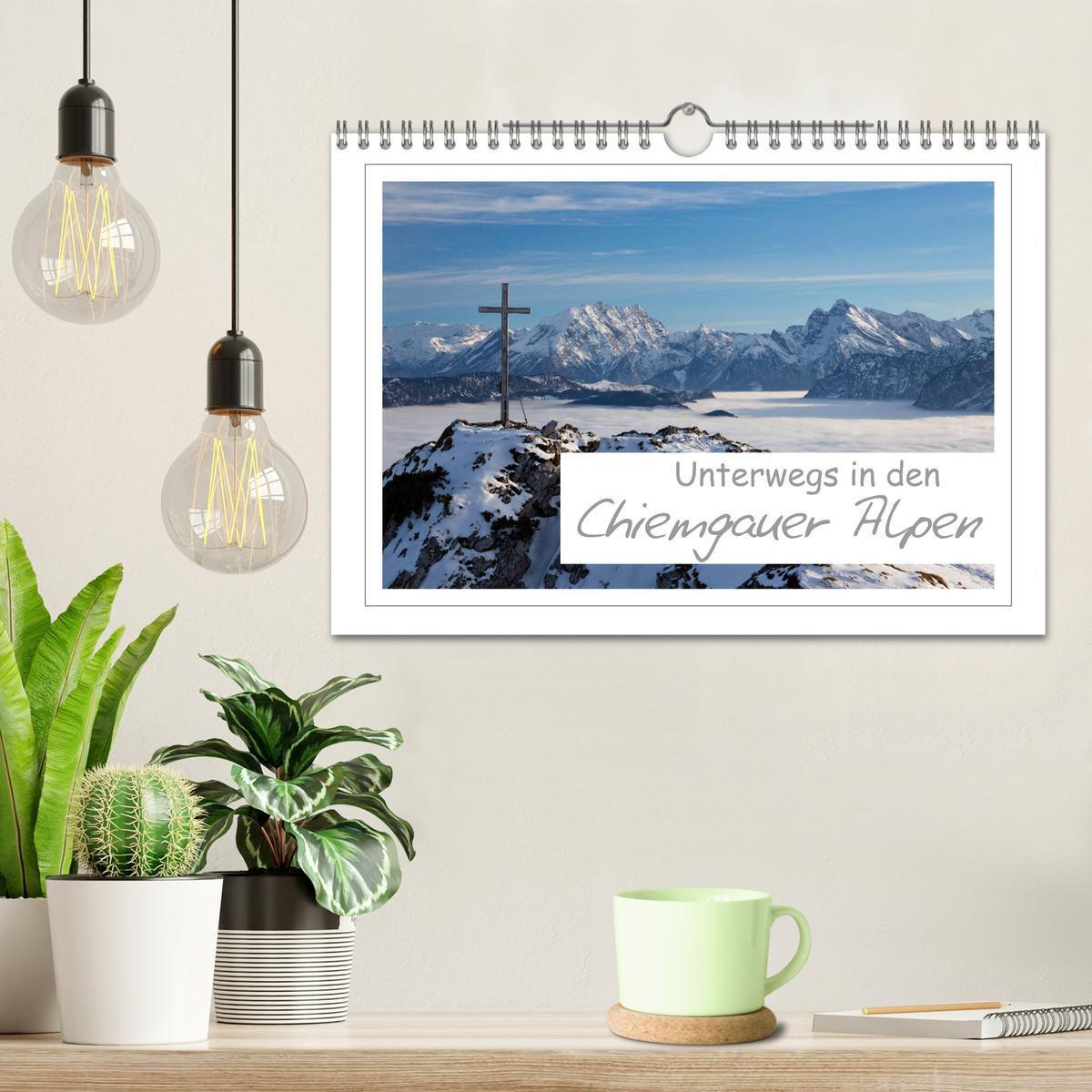 Bild: 9783435464012 | Unterwegs in den Chiemgauer Alpen (Wandkalender 2025 DIN A4 quer),...