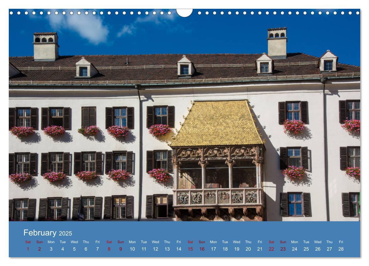 Bild: 9781325943272 | Innsbruck - Austria¿s capital of the alps (Wall Calendar 2025 DIN...