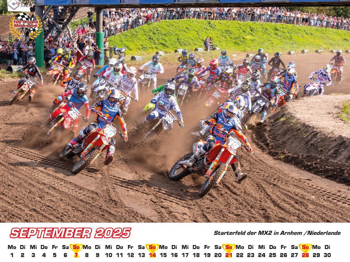 Bild: 9783948794682 | Motocross WM Kalender 2025 | Frank Pommer | Kalender | Deutsch | 2025