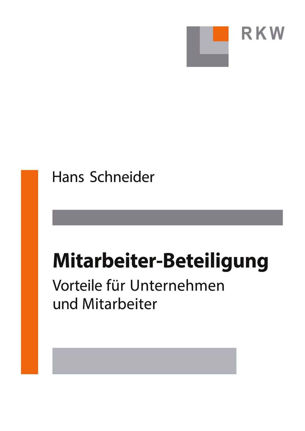 Cover: 9783896440891 | Mitarbeiter-Beteiligung. | Vorteile für Unternehmen und Mitarbeiter.