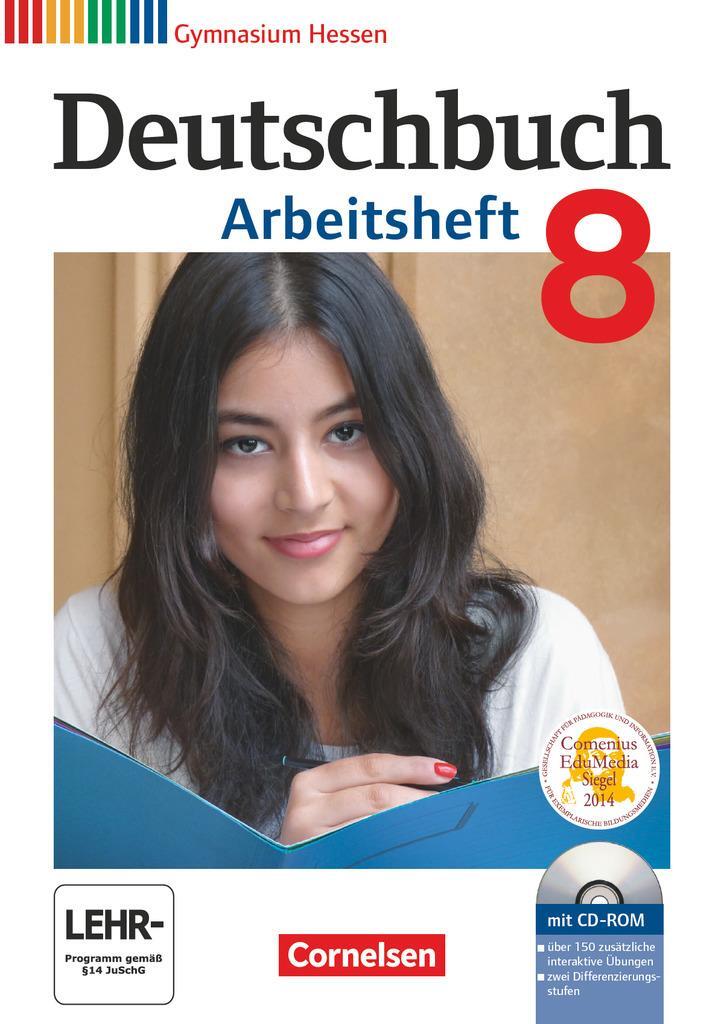 Cover: 9783060624805 | Deutschbuch Gymnasium 8. Schuljahr. Arbeitsheft mit Lösungen und...