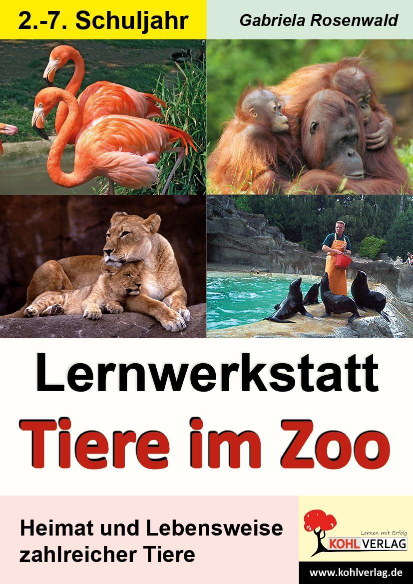 Cover: 9783866324220 | Lernwerkstatt Tiere im Zoo | Heimat und Lebensweise | Rosenwald | Buch