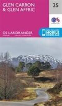 Cover: 9780319261231 | Glen Carron &amp; Glen Affric | Ordnance Survey | (Land-)Karte | Englisch