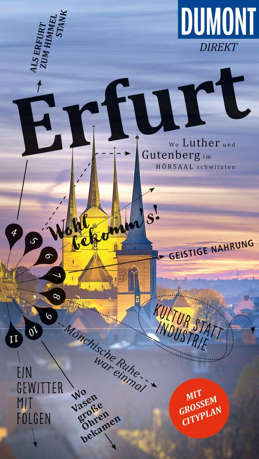 Cover: 9783616000091 | DuMont direkt Reiseführer Erfurt | Mit großem Cityplan | Ulrich Seidel