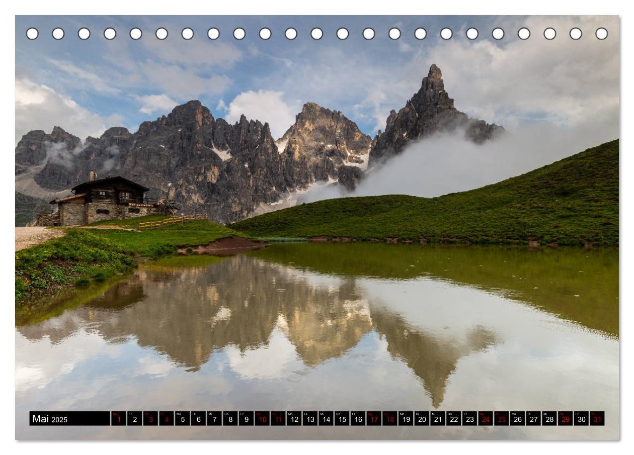 Bild: 9783435292035 | Bergseen in den Dolomiten (Tischkalender 2025 DIN A5 quer),...