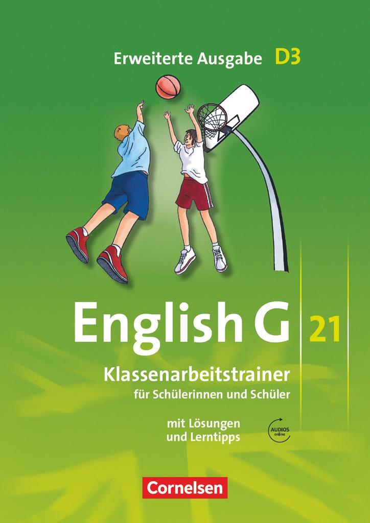 Cover: 9783060321629 | English G 21. Erweiterte Ausgabe D 3. Klassenarbeitstrainer mit...
