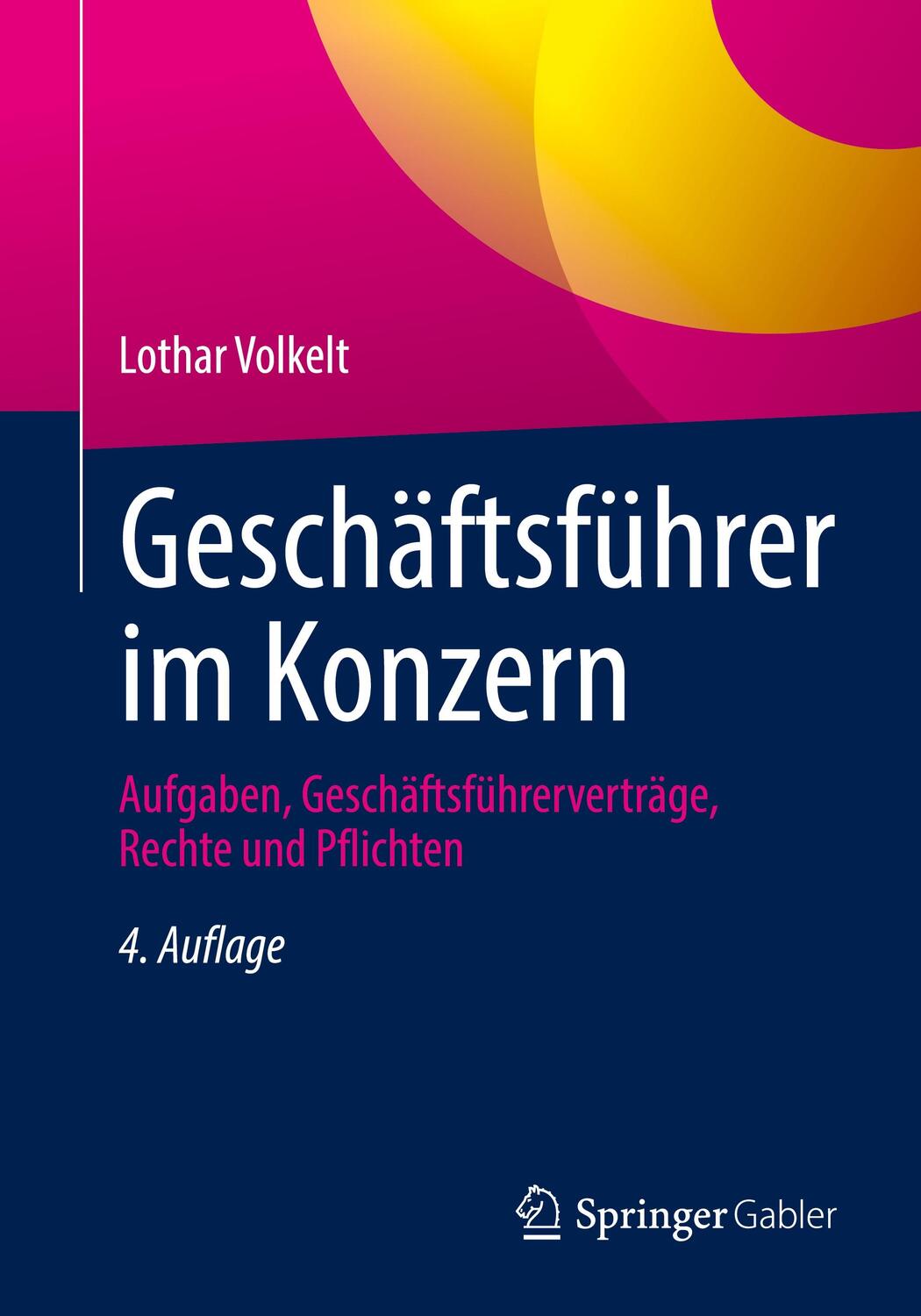 Cover: 9783658407759 | Geschäftsführer im Konzern | Lothar Volkelt | Taschenbuch | Paperback