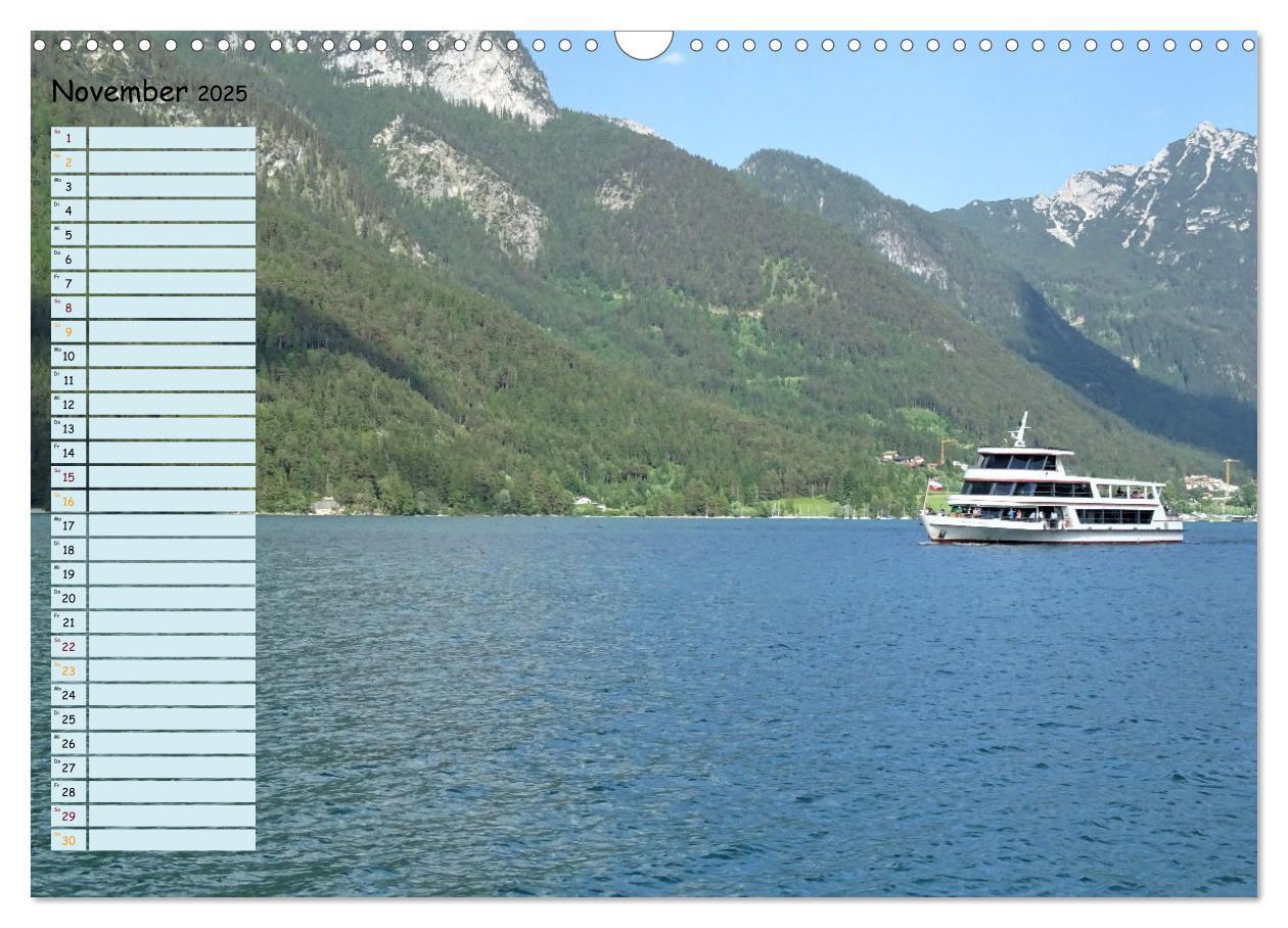 Bild: 9783383977480 | Auszeit am Achensee Tirol (Wandkalender 2025 DIN A3 quer), CALVENDO...