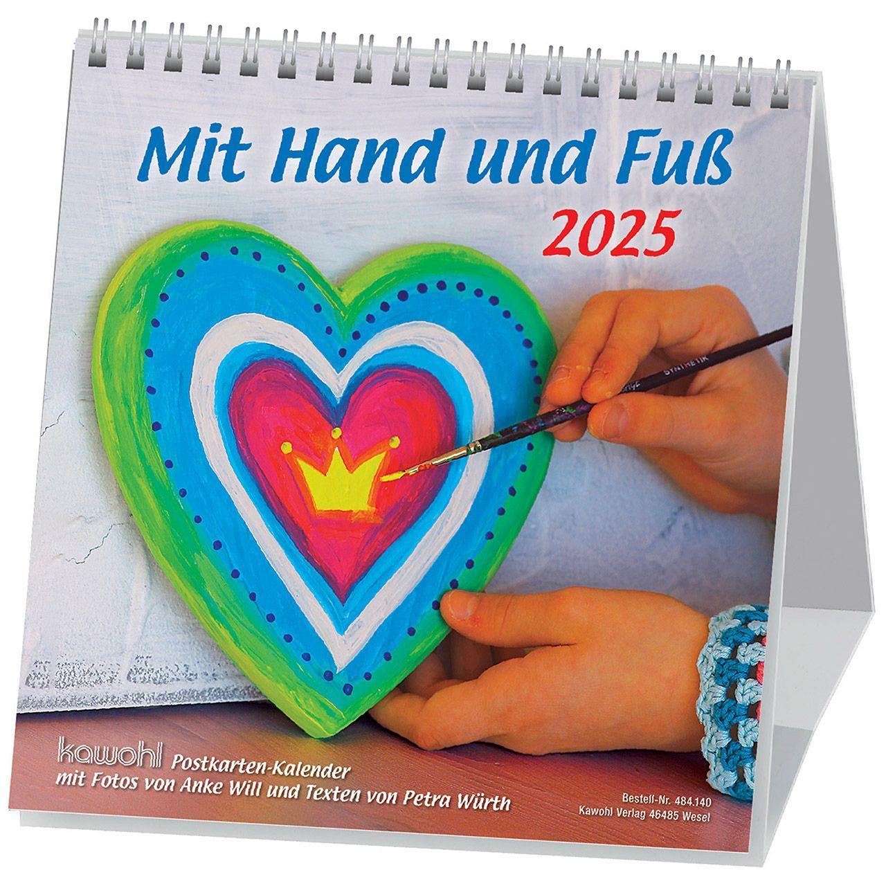 Cover: 9783754814055 | Mit Hand und Fuß 2025 | Petra/Will, Anke Würth | Kalender | 13 S.