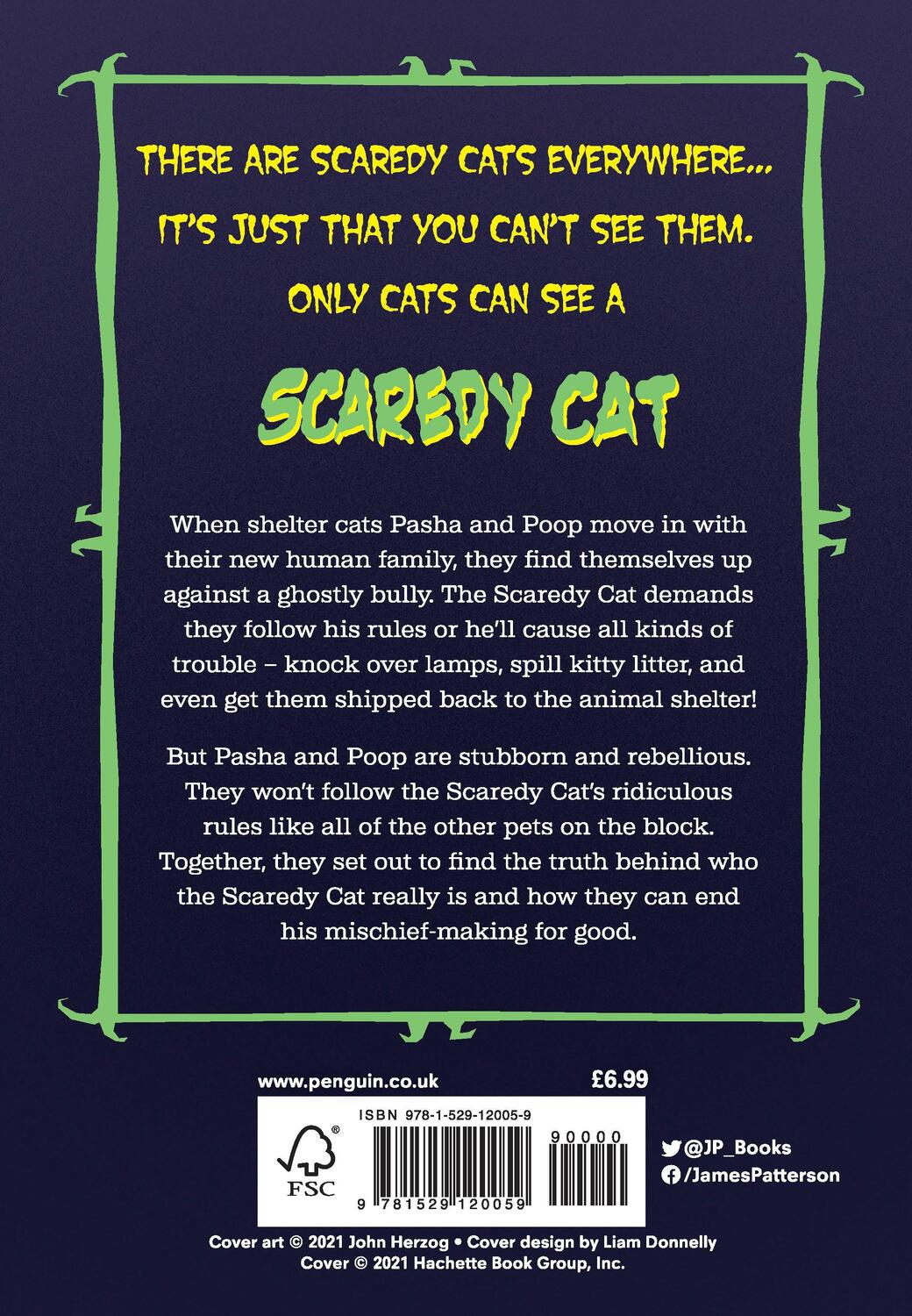 Rückseite: 9781529120059 | Scaredy Cat | James Patterson | Taschenbuch | 240 S. | Englisch | 2021