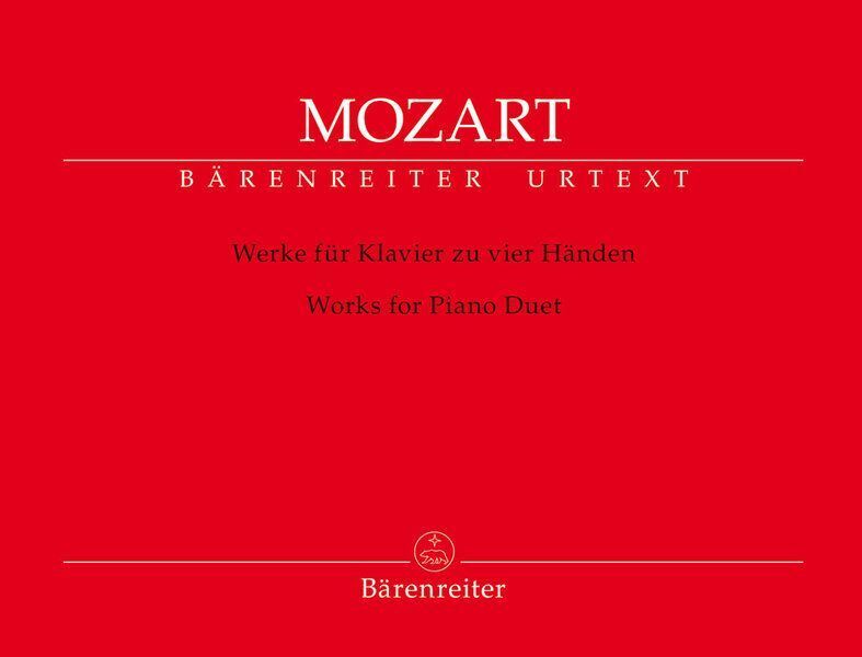 Cover: 9790006529421 | Works For Piano Duet | Urtext der neuen Mozart-Ausgabe | Mozart | Buch