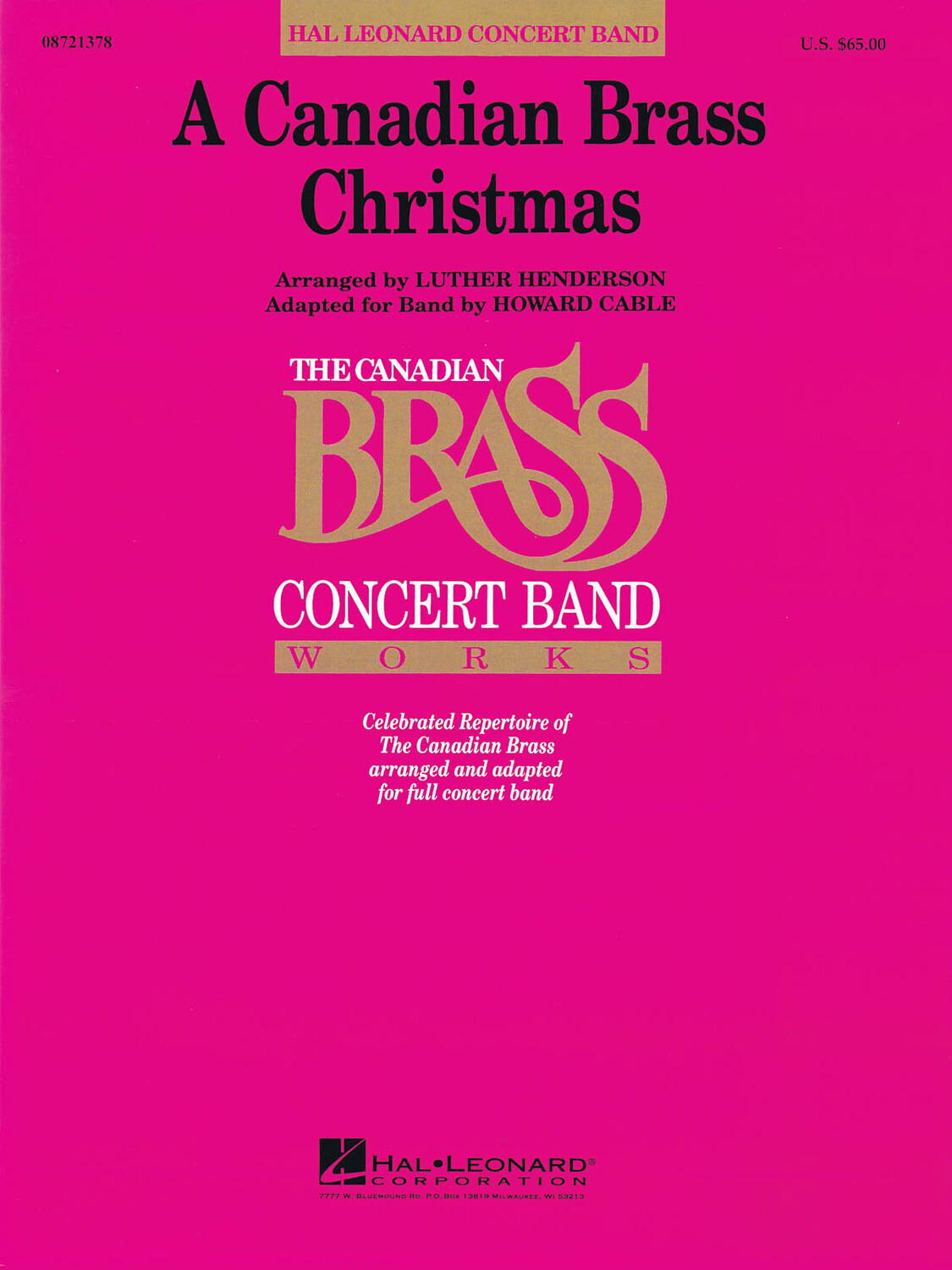 Cover: 884088104443 | A Canadian Brass Christmas | Canadian Brass Concert Band | Hal Leonard