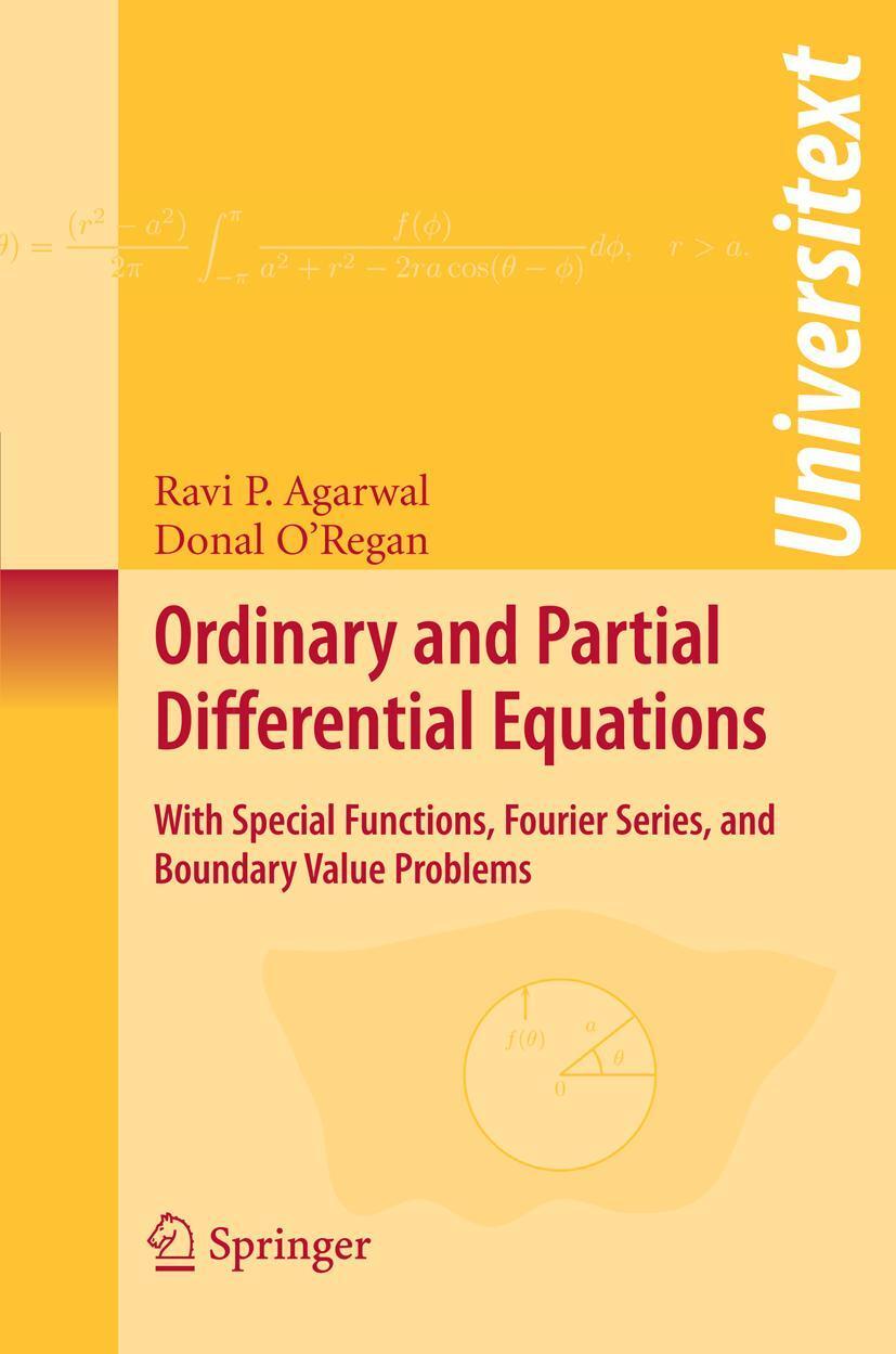Cover: 9780387791456 | Ordinary and Partial Differential Equations | Ravi P Agarwal (u. a.)