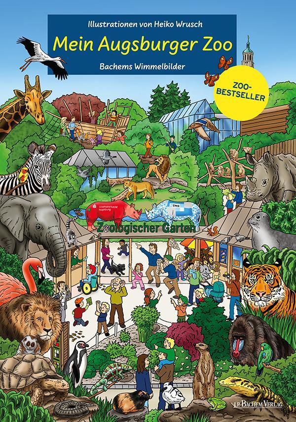 Cover: 9783761634578 | Mein Augsburger Zoo | Bachems Wimmelbilder | Buch | Deutsch | 2023