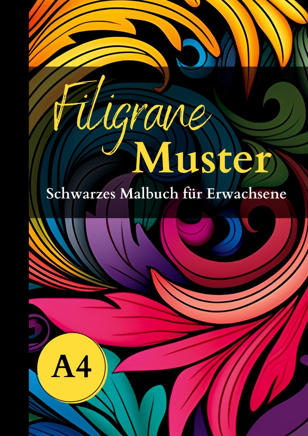 Cover: 9783347962392 | Schwarzes Malbuch für Erwachsene ¿Filigrane Muster¿ | Malbücher | Buch