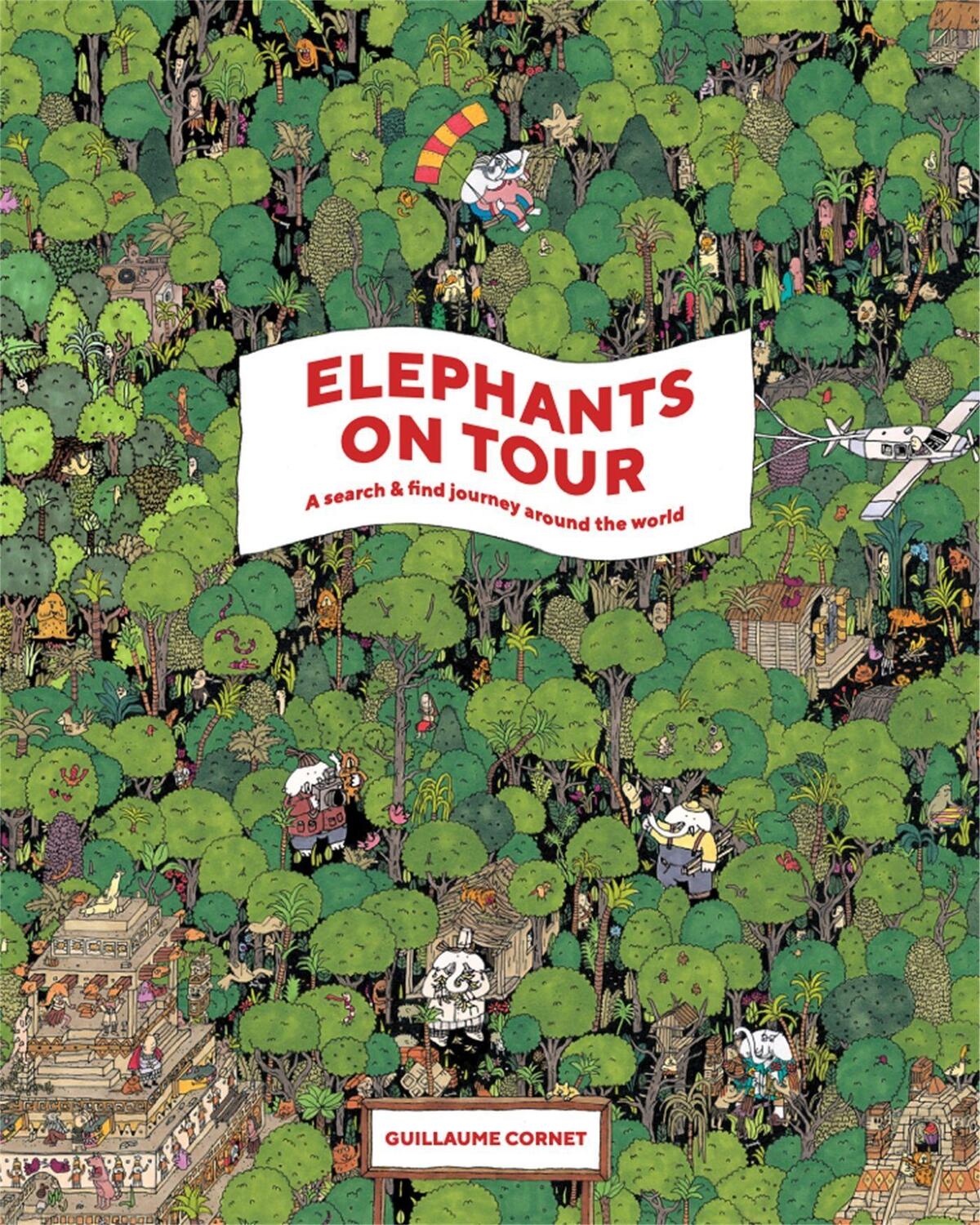 Cover: 9781786272218 | Elephants on Tour | A Search & Find Journey Around the World | Buch