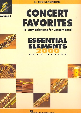 Cover: 9780634052057 | Concert Favorites Vol. 1 - Eb Alto Sax | Einzelstimme | 2002