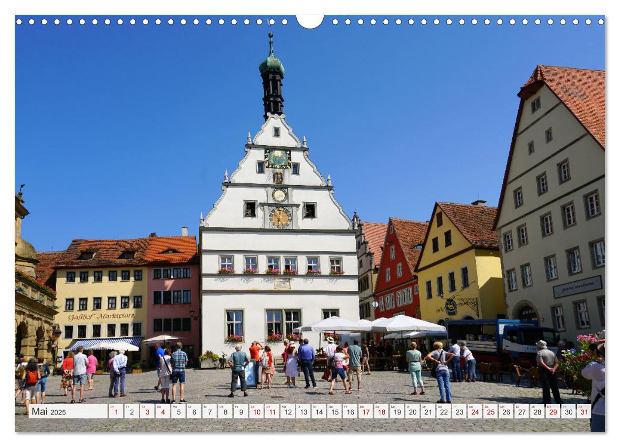 Bild: 9783435010134 | Rothenburg ob der Tauber. Sehenswürdigkeiten. (Wandkalender 2025...