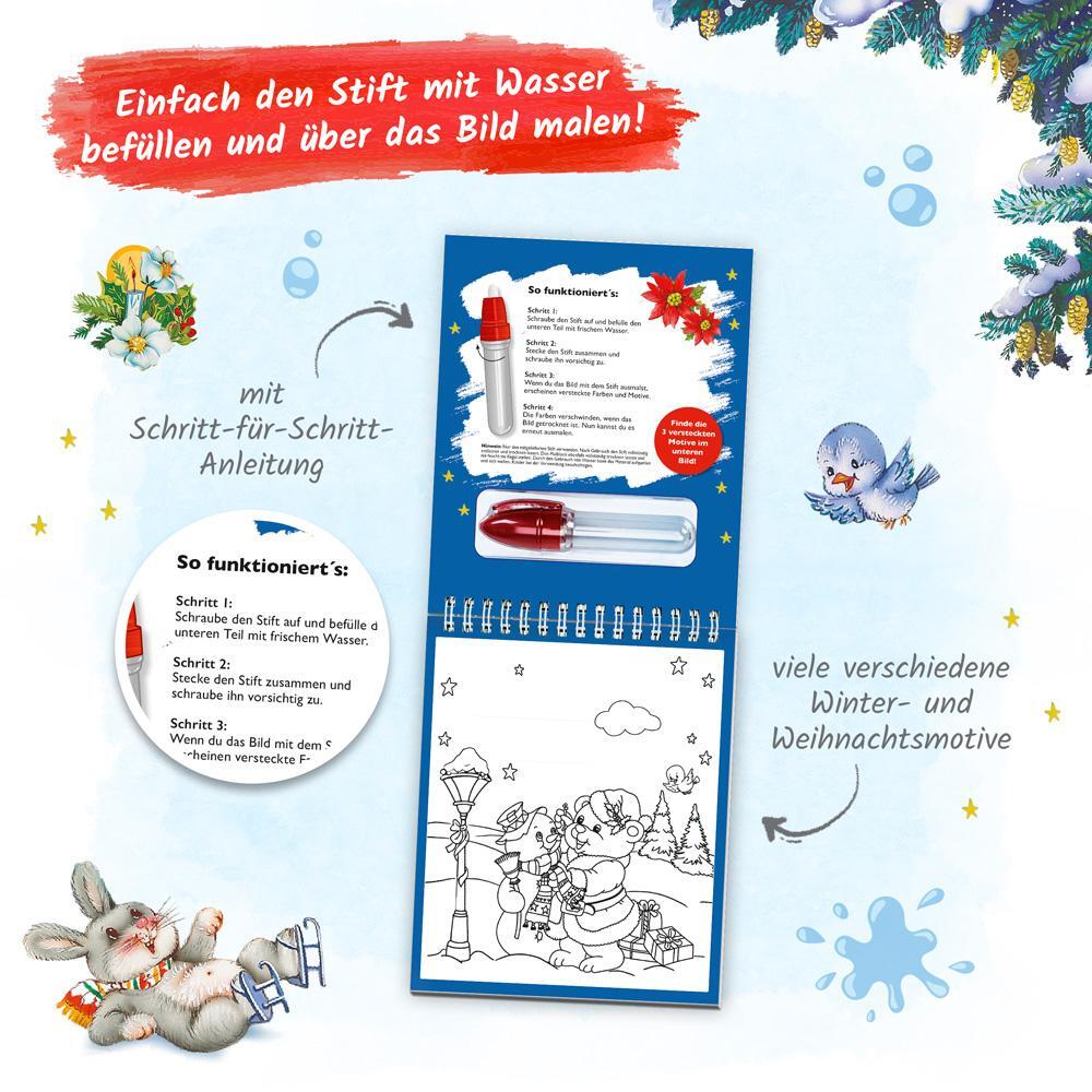 Bild: 9783988020970 | Trötsch Wassermalspaß mit Zauberstift Weihnachten | KG | Taschenbuch