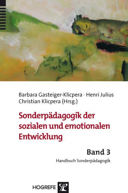 Cover: 9783801717070 | Sonderpädagogik der sozialen und emotionalen Entwicklung | Klicpera