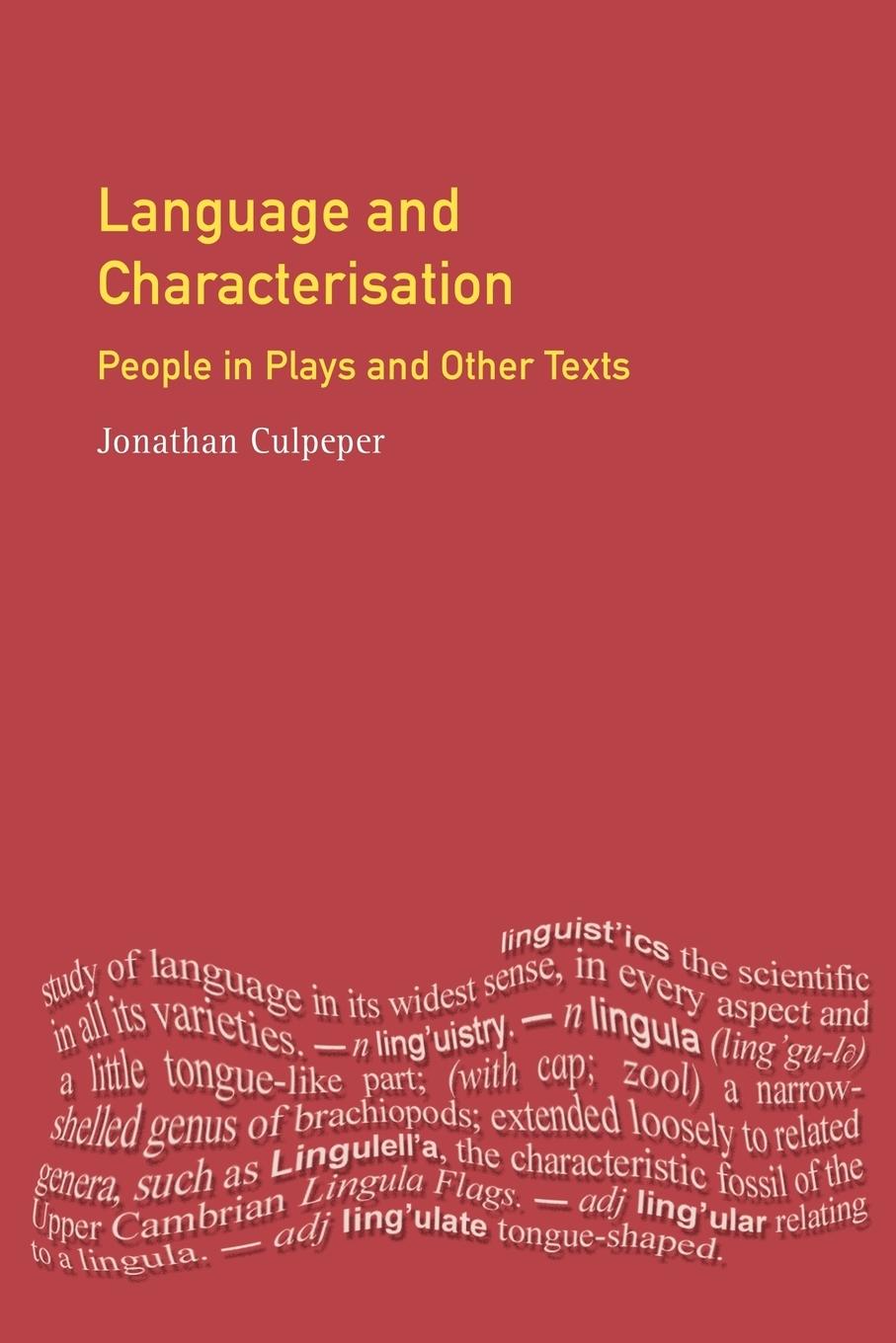 Cover: 9780582357532 | Language and Characterisation | People in Plays and Other Texts | Buch