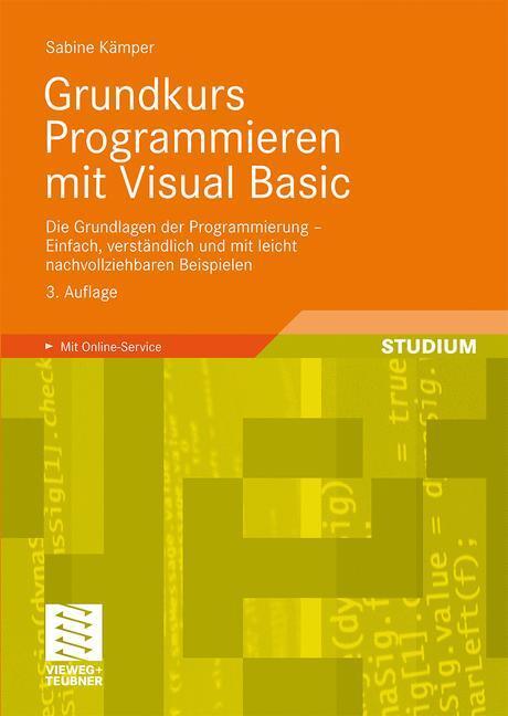 Cover: 9783834806901 | Grundkurs Programmieren mit Visual Basic | Sabine Kämper | Taschenbuch