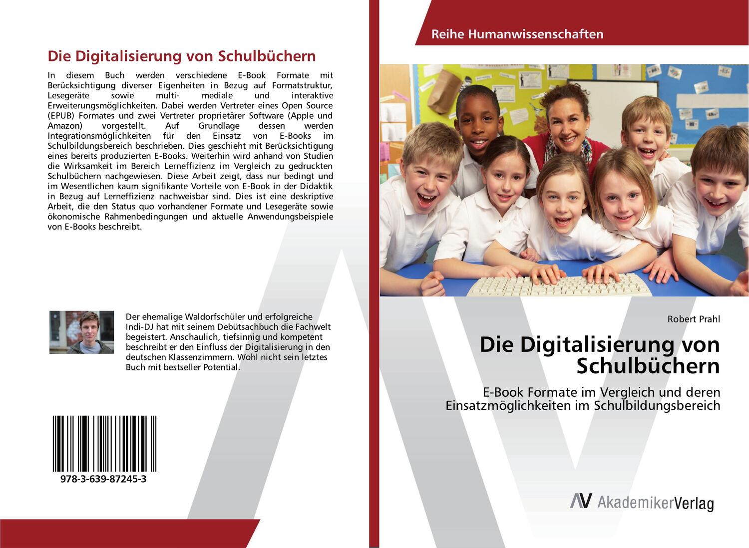 Cover: 9783639872453 | Die Digitalisierung von Schulbüchern | Robert Prahl | Taschenbuch