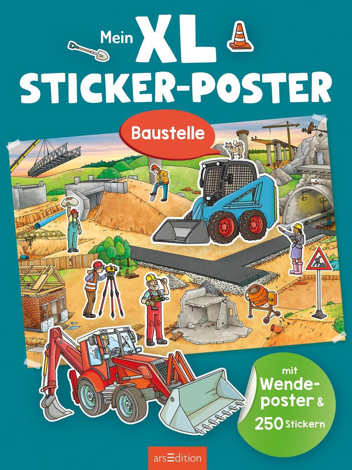 Bild: 9783845857596 | XL Sticker-Poster: Mein XL Sticker-Poster Baustelle | Taschenbuch